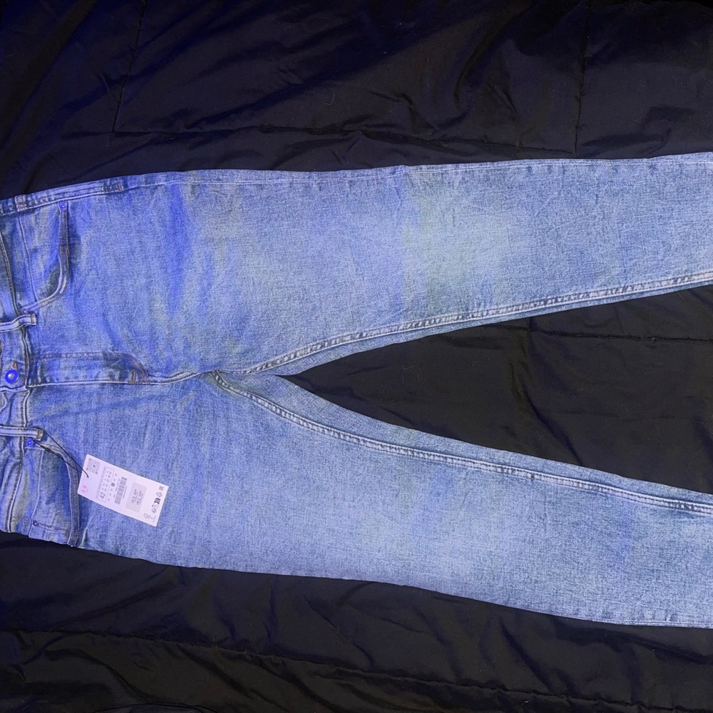 Zara Blue Skinny Jeans Classic Denim Style